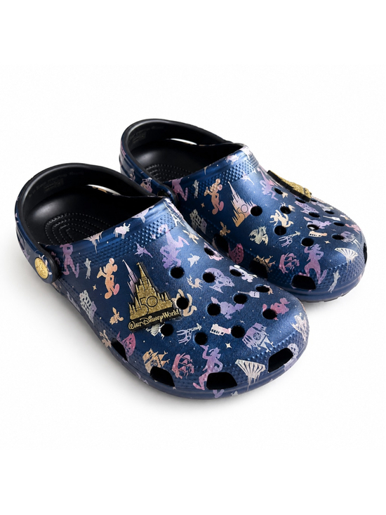 Crocs Shoes - Crocs Walt Disney World 50th Anniversary Grand Finale Castle Clogs M 5 W 7 NWOB